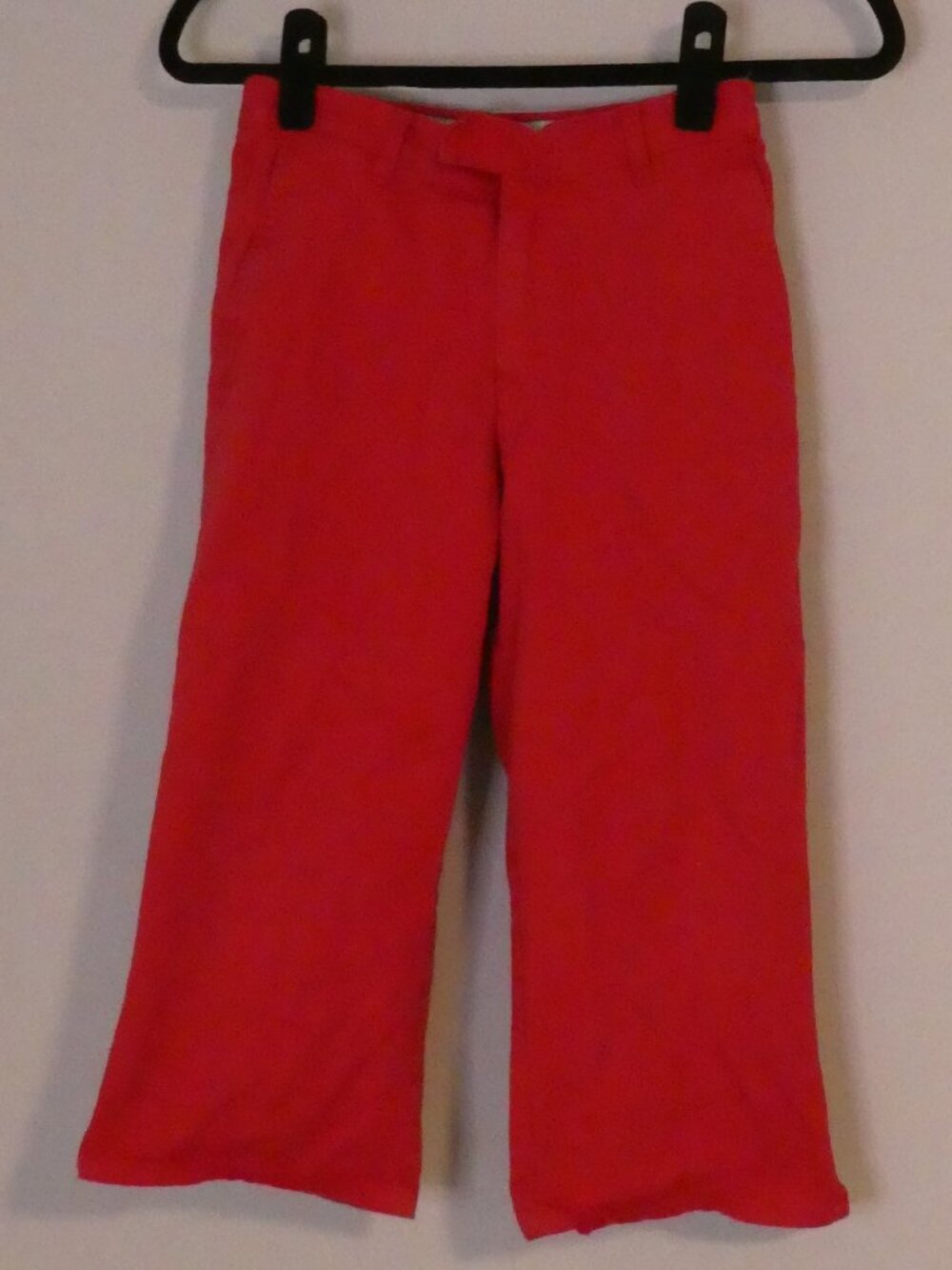 Vintage Y2K MUDD JEANS Red Wide Leg Flared Cotton Denim Pants - size 10